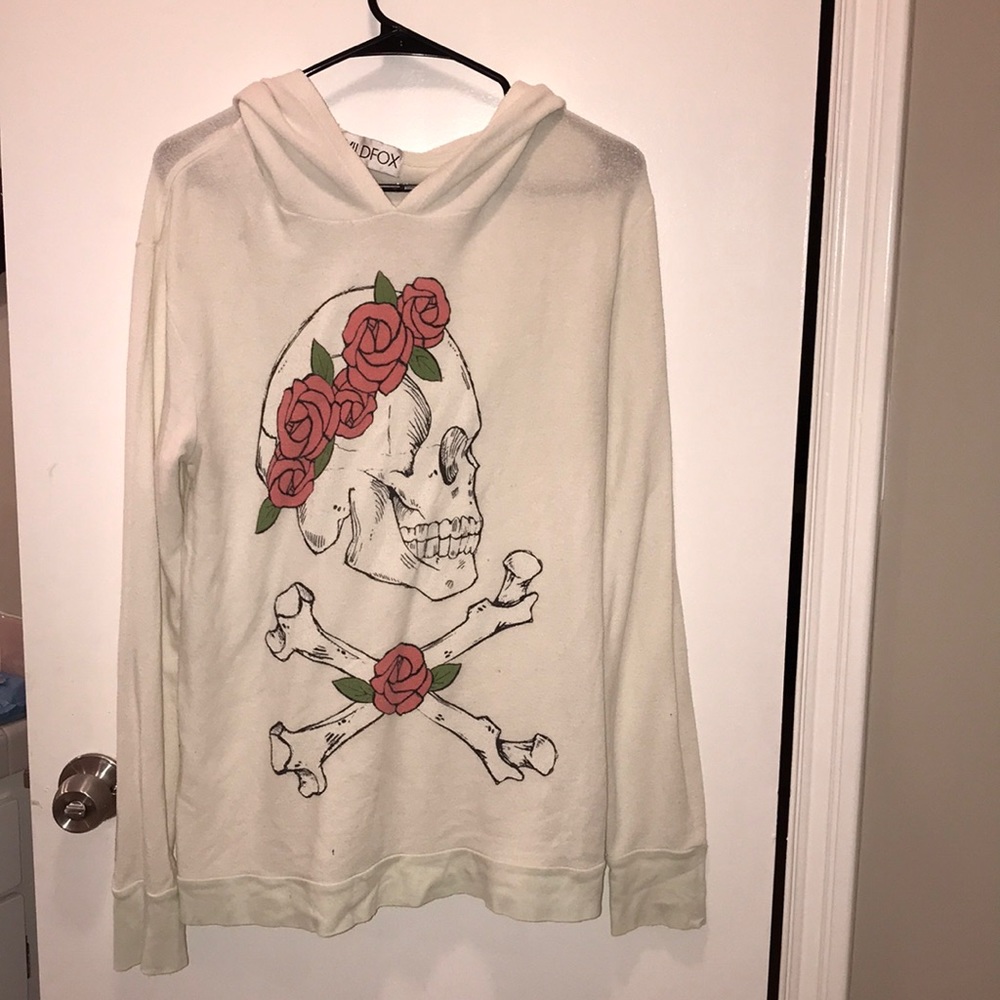 Wildfox skull sweater/hoodie